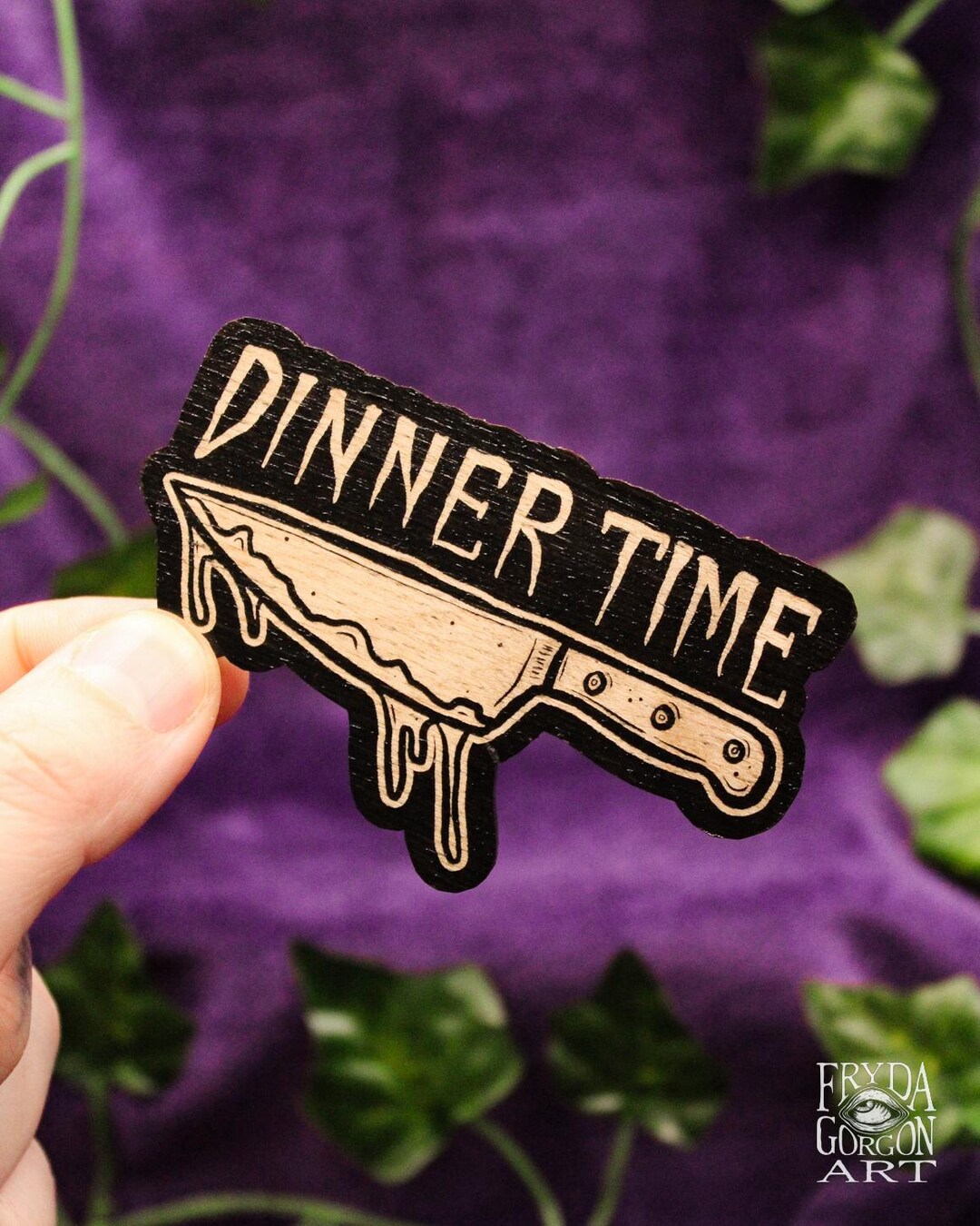 Horror Wood Magnets: Spooky Halloween Fridge Decor - Etsy
