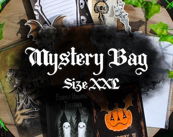 XXL Spooky Gothic Mystery Bag: Art Prints, Stickers & Stationery