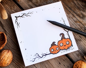 Halloween Pumpkin Notepad – Spooky To-Do List