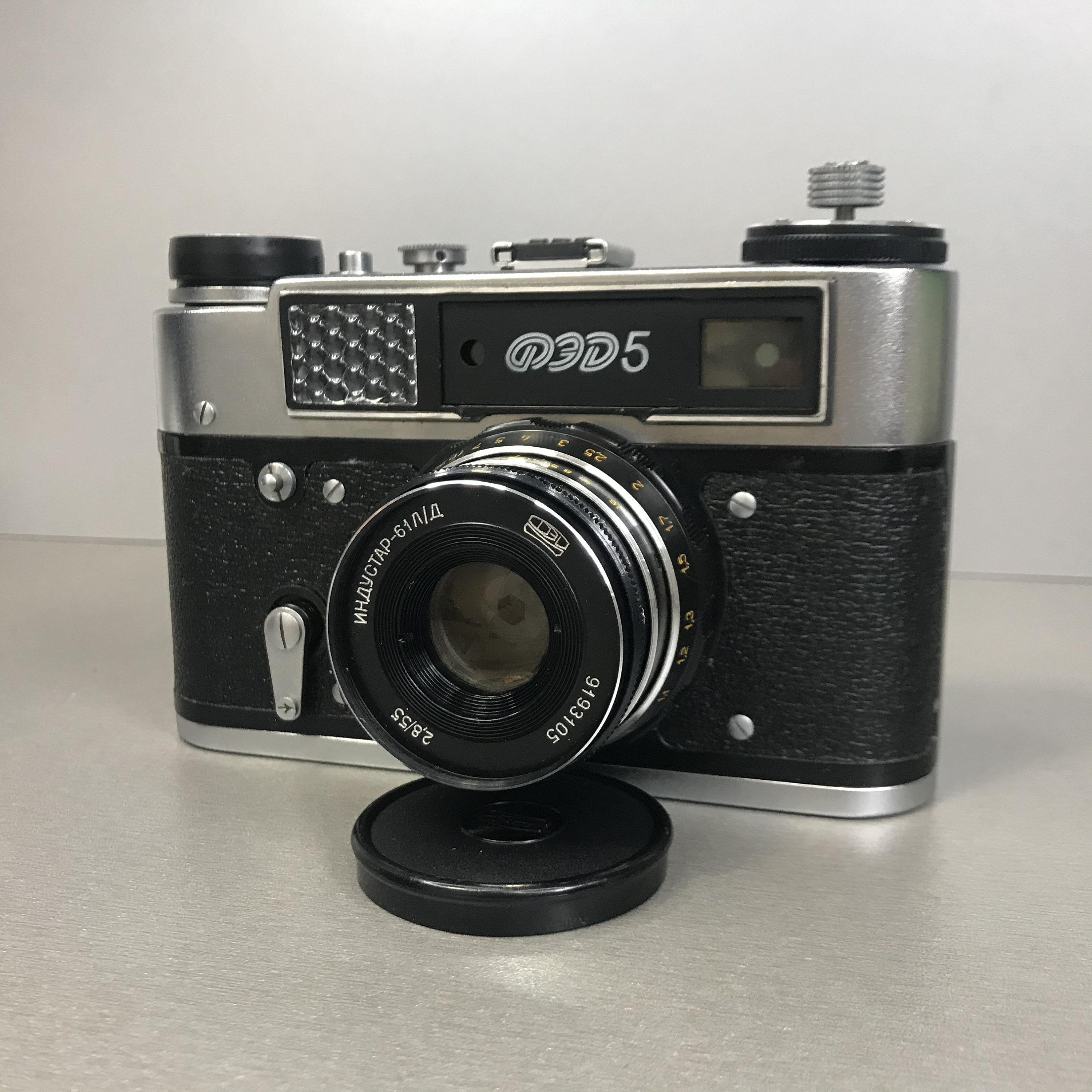 FED 5 写真カメラ 新レンズ Industar 61LD レンジファインダーフィルム