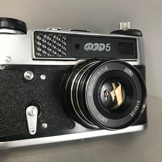 FED 5 写真カメラ 新レンズ Industar 61LD レンジファインダーフィルム