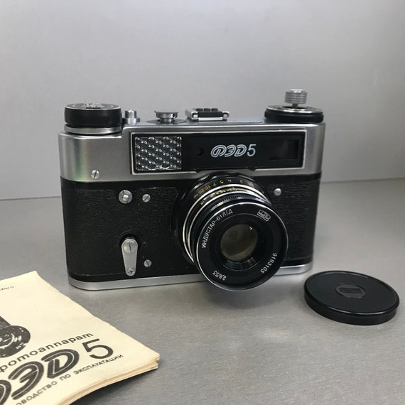 FED 5 写真カメラ 新レンズ Industar 61LD レンジファインダーフィルム