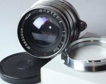 Jupiter 8 Photo Lens  f2/50mm mount M39 for Leica LM