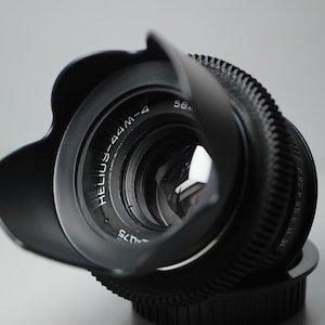 Helios 44m-4 2/58 mm lens Cine mod Canon EF mount
