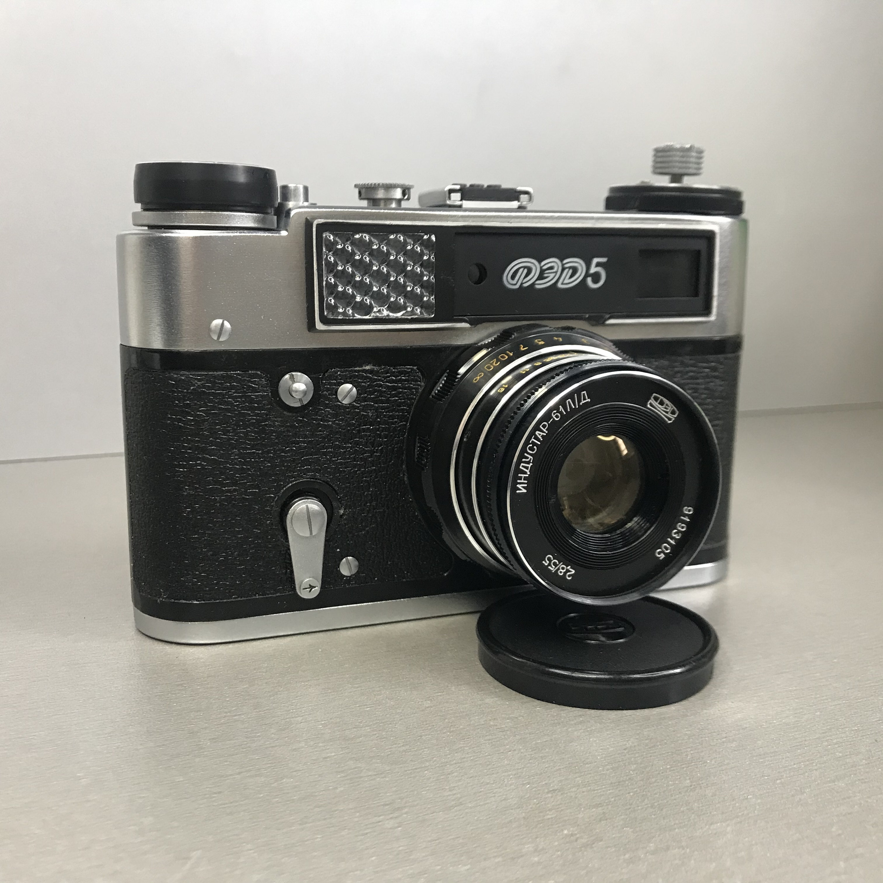 FED 5 写真カメラ 新レンズ Industar 61LD レンジファインダーフィルム