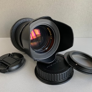 Jupiter 37 a 135 mm F3.5 Photo Lens M 42 Cine Mod Canon