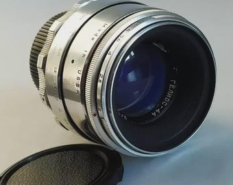 Helios 44 Photo Lens 8 blades 2/58 mm mount M42 Silver