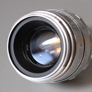 Helios 44 Photo Lens M42 mount 2/58mm 8 blades Silver