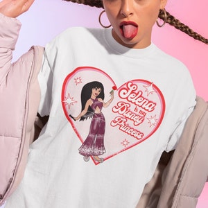 Selena is My Disney Princess Unisex Jersey Short Sleeve Tee, Disneyland, Princess, Selena Quintanilla, Selena y Los Dinos, Latinas, Latina