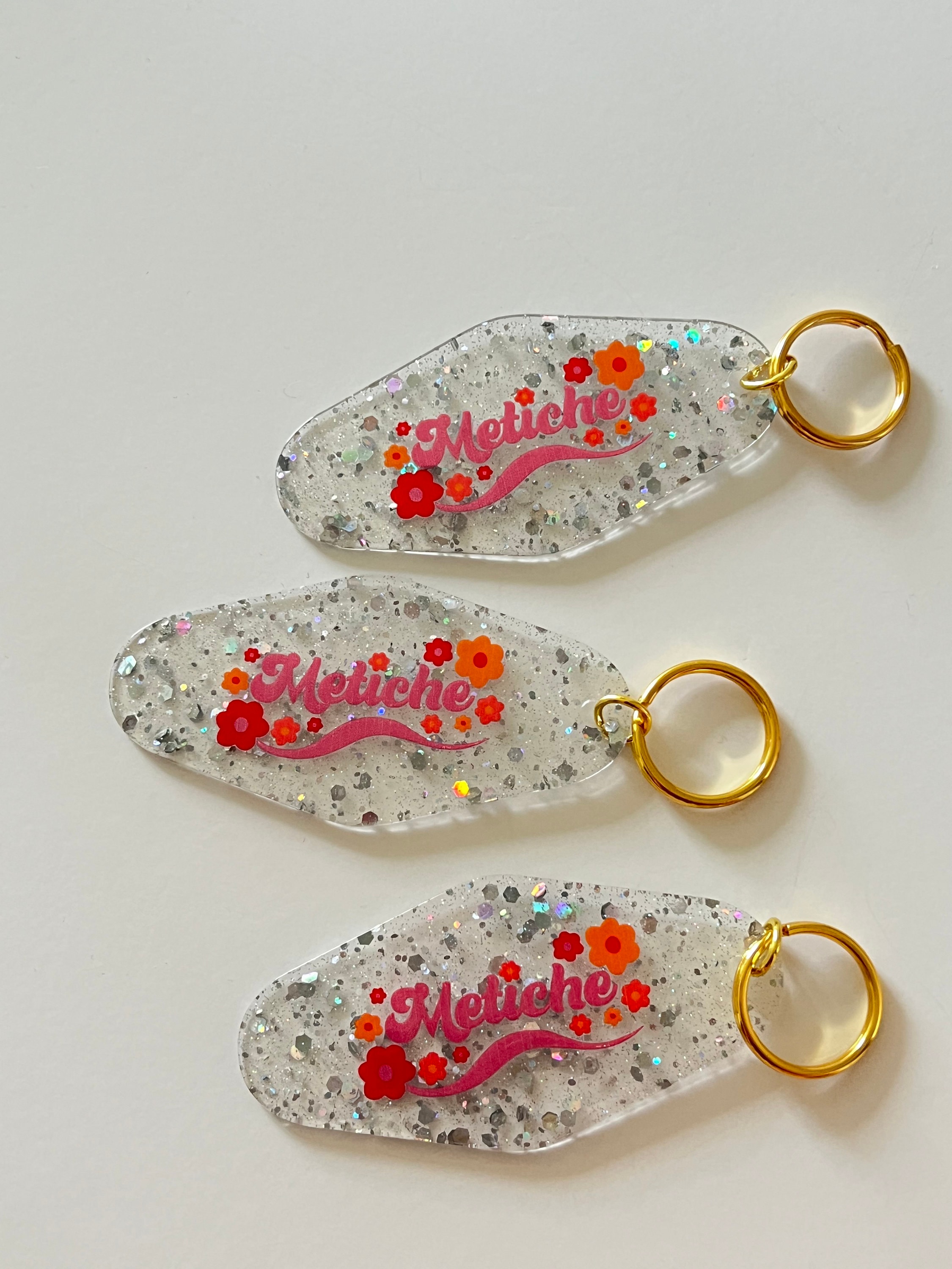 Portachiavi retrò per motel, portachiavi carini per motel, portachiavi divertenti per motel, portachiavi vintage, portachiavi personalizzati, regali per lei, portachiavi personalizzati - Italia