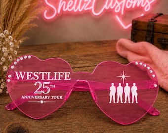 Westlife anniversary tour heart sunglasses