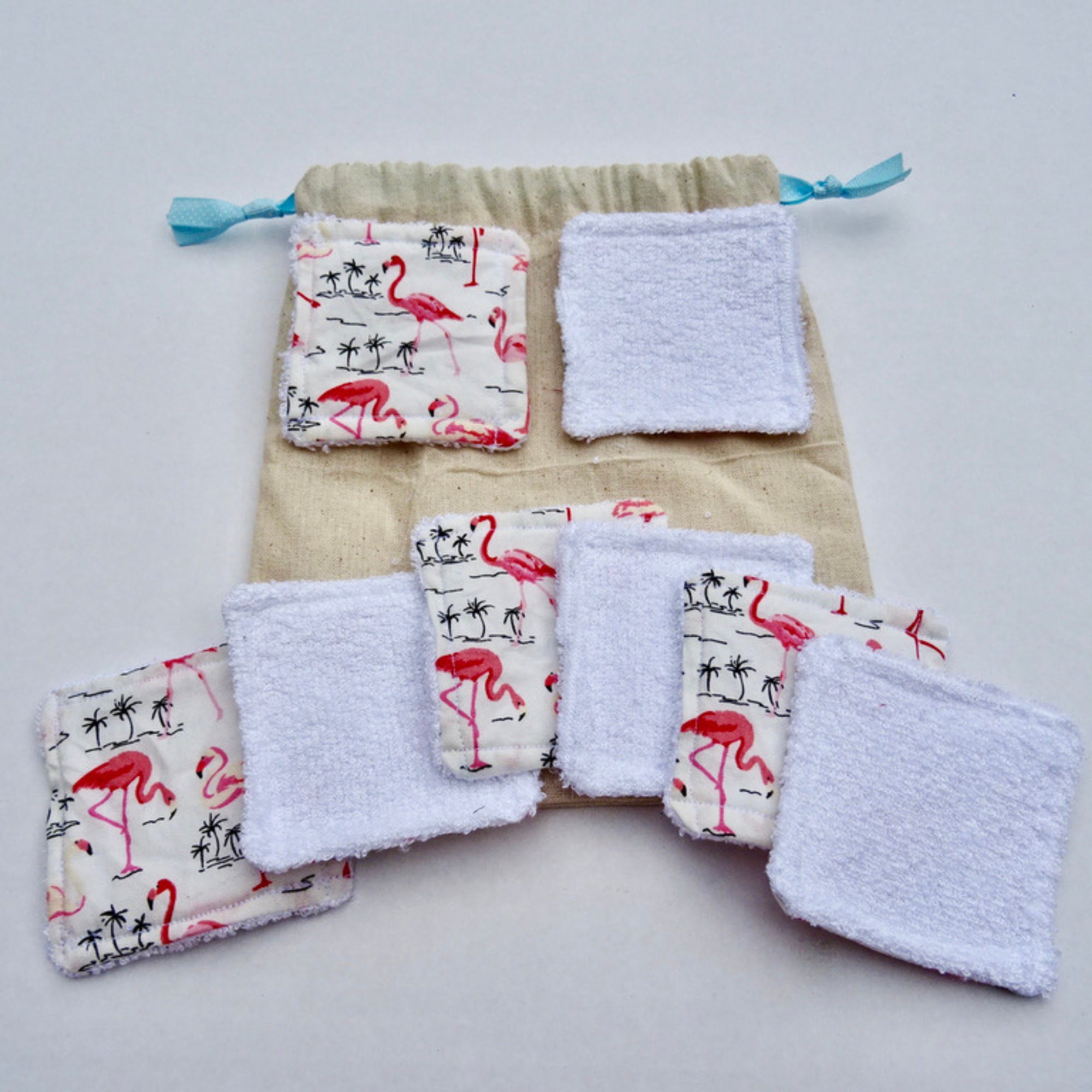 Bamboo Cotton Face Pads, Reusable Etsy UK