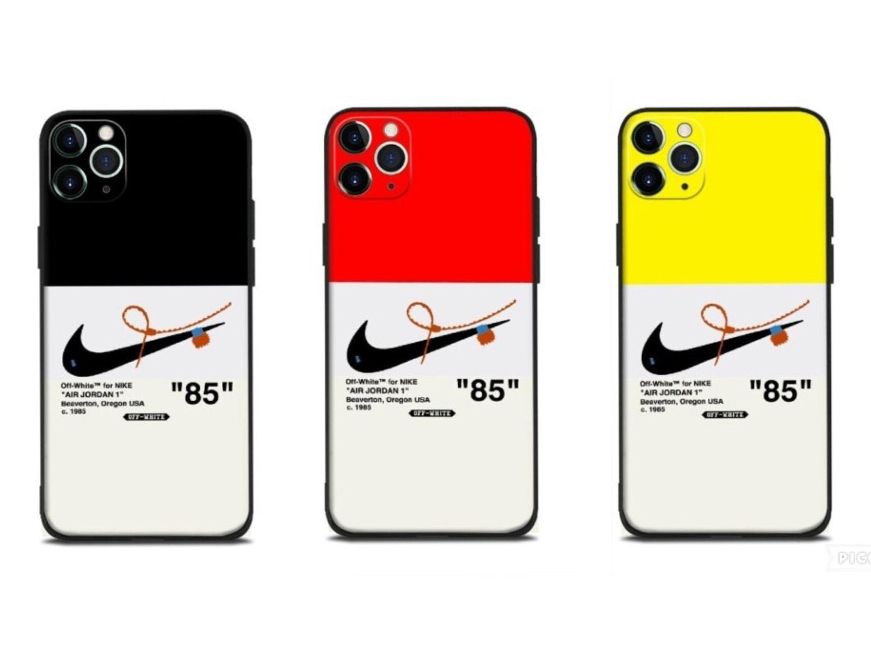 Nike off white iPhone Case Silicone Cover For iPhone 12 / pro Etsy