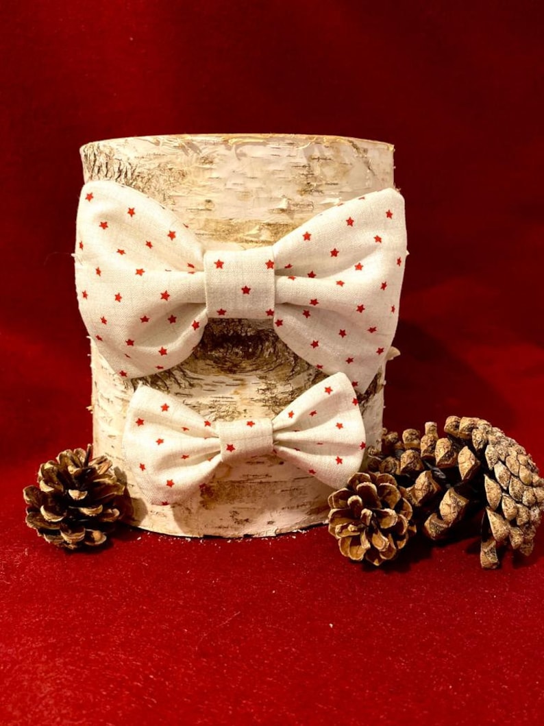 Red star bow tie