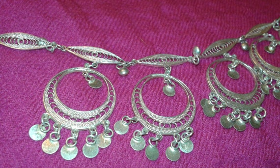 Solid sterling silver handmade filigree Rajasthan… - image 7