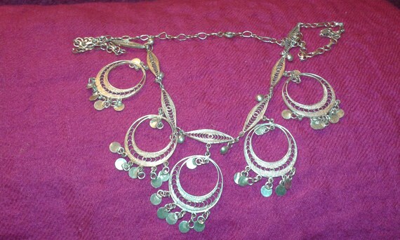 Solid sterling silver handmade filigree Rajasthan… - image 5