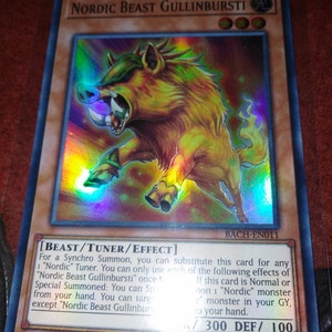 Carte YuGiOh Bête Nordique GullinBursti BACH-EN011 1ère édition - BoutiquebyRachelco