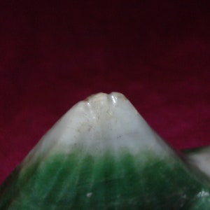 Antique 1800s apple green Jadeite A Jade brush rest untreated Earth mined gem gemstone scholar calligraphy art hand carved unique one off image 7