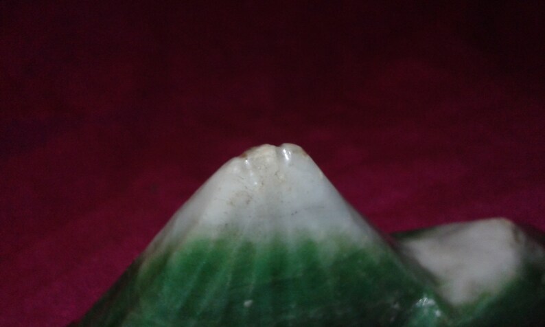 Antique 1800s apple green Jadeite A Jade brush rest untreated Earth mined gem gemstone scholar calligraphy art hand carved unique one off image 7