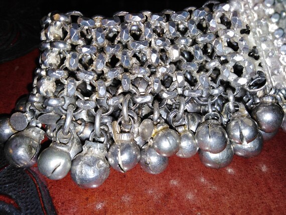 Solid silver belly dancers bracelet massive heavy… - image 4