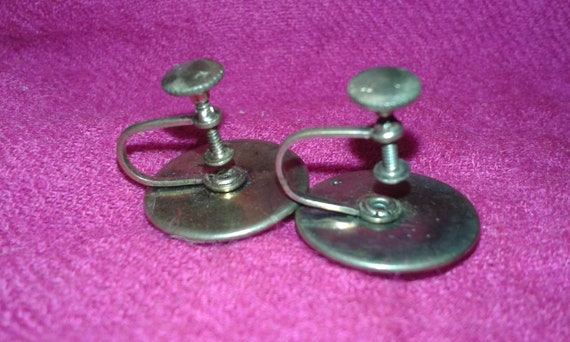 Solid sterling silver hand painted enamel Art Nou… - image 6