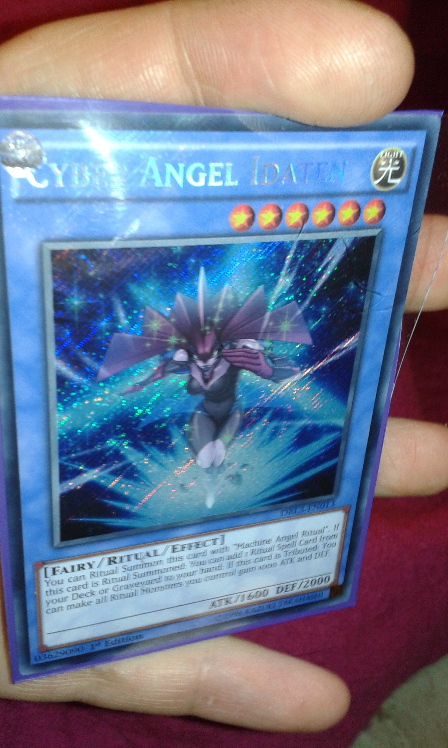 Cyber Angel Idaten 1st Edition DRL3-EN013 Yugioh Card Holo Shiny Trading  Card Playing Collectible - Japanese Anime - Near Mint - Etsy