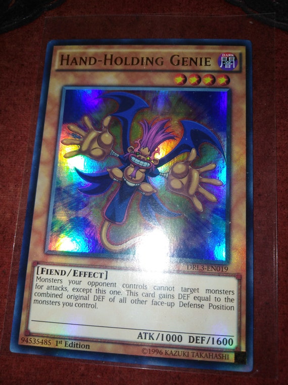 holding yugioh cards Gravekeeper's Inscription [PHHY-EN000] Secret Rare main image 1