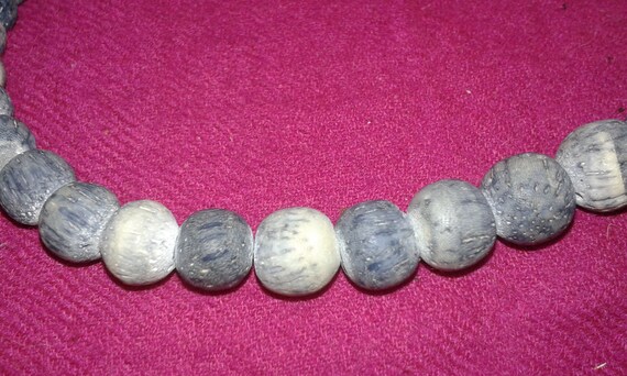 Blue Sponge Coral Necklace