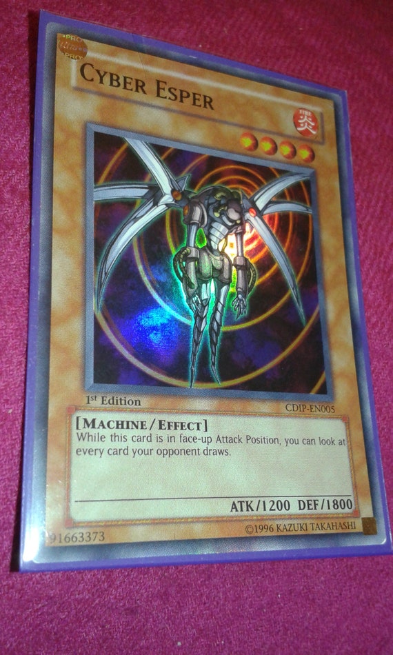 Yugioh - 1st Edition - Cyber Esper CDIP-EN005 - Holographic Shiny Rare Trading Collectible Card - Etsy Canada Yugioh - 1st Edition - Cyber Esper CDIP-EN005 - Holographic Shiny Rare Trading Collectible Card - Etsy Canada