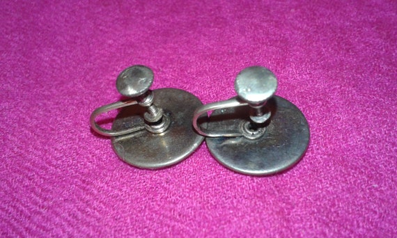 Solid sterling silver hand painted enamel Art Nou… - image 5