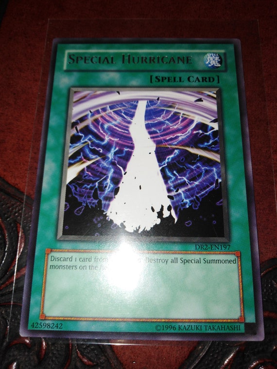Special Hurricane DR2-EN197 Yugioh Trading Playing Card - Boutiquebyrachelco - Etsy Special Hurricane DR2-EN197 Yugioh Trading Playing Card - Boutiquebyrachelco - Etsy
