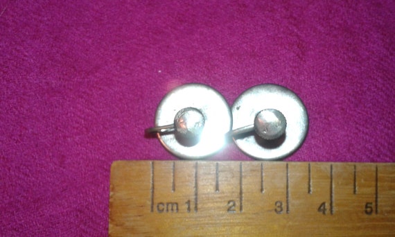 Solid sterling silver hand painted enamel Art Nou… - image 7