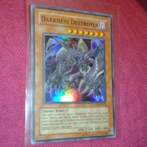 Darkness Destroyer GX06-EN003 YuGiOh videogioco promo card holo shiny trading card giocando da collezione - anime giapponese - quasi pari al nuovo