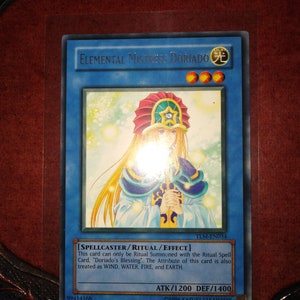 Elemental Mistress Doriado TLM-EN034 YuGiOh Karte - leichter Druckfehler - BoutiquebyRachelco