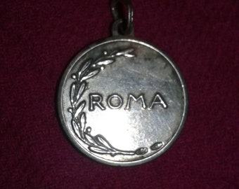 Antique Roma / Rome souvenir solid sterling silver Saint Juda Tadeo