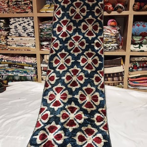 Handwoven Yellow Ikat Velvet Fabric – Uzbek Polka Dot Design by the Yard