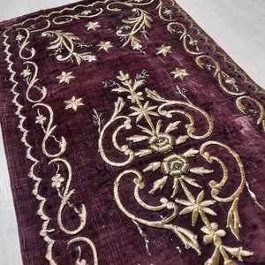 Antique Ottoman Home Decoration Fashion Velvet Gold Sırma Interior Home Style Traditional Turkish