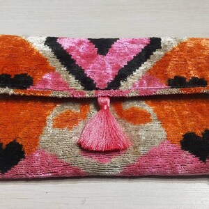 Silk İkat Clutch Bag Velvet İkat Bag Handbag İkat Bag Silk Velvet İkat ...