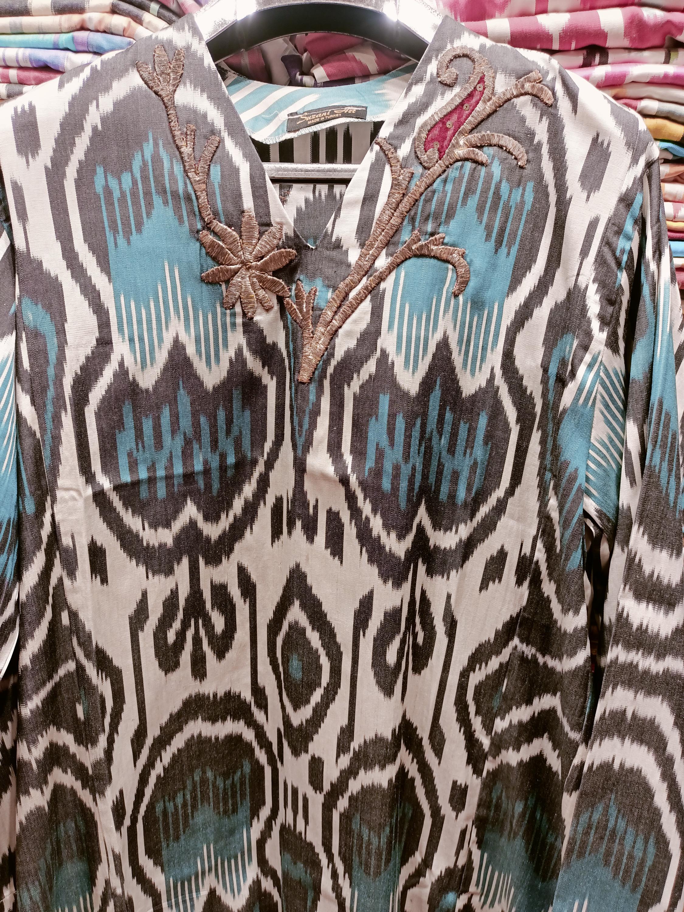 Marlow Dress - Pacific Ikat main image 1