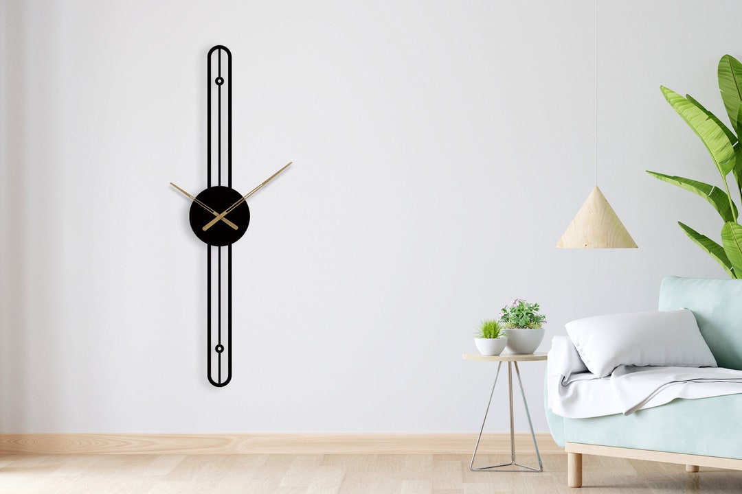 Large Wall Clock, Oversized Clock, Office Wall Clock, Design Wall Clock