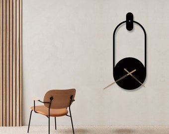 Large Wall Clock / Metal Large Wall Clock / Minimalist Clock / Design Wall Clock / Rustic Wall Clock / Wall Clock / Large Wall Clock Modern