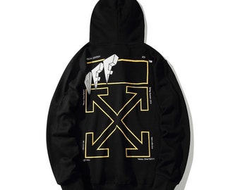 black half zip pullover