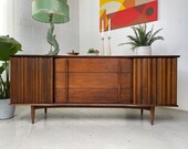 Epic Sculpted Mid-Century Sideboard by United