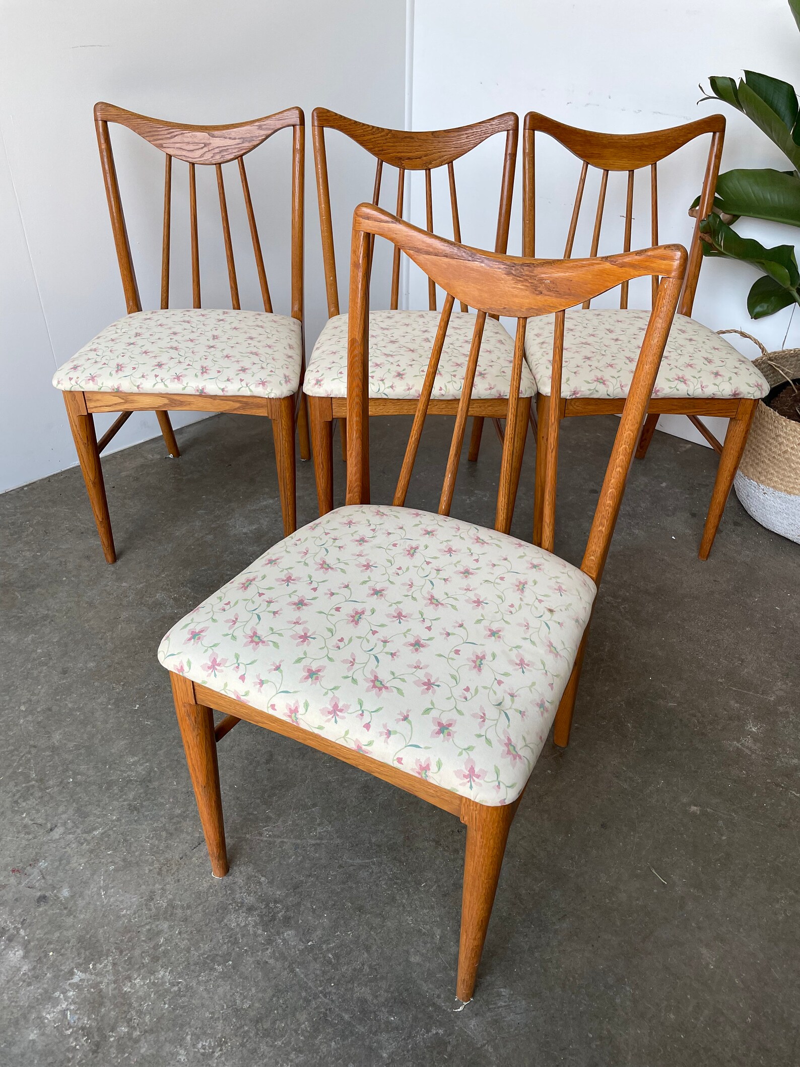 Mid Century Keller Dining Chairs 4 Etsy