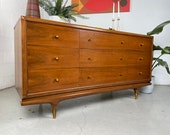 Spacious Mid-Century Modern Dresser by Kent-Coffey