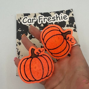 Vent Clip pumpkin car freshies// car freshies