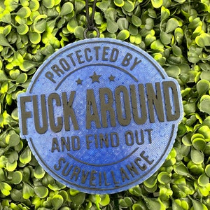 FAFO surveillance car freshie, car freshie for men, car freshie, car freshener