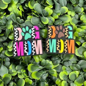 Dog Mom Silicone Focal Bead