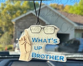 What’s Up Brother car freshie, car freshie for men, car freshie, car freshener