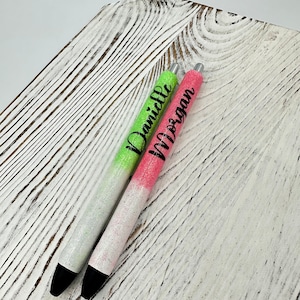 Custom glitter Pens | Personalized Glitter Pens | Inkjoy Gel Pen | Customized Pens | Refillable Custom Pens